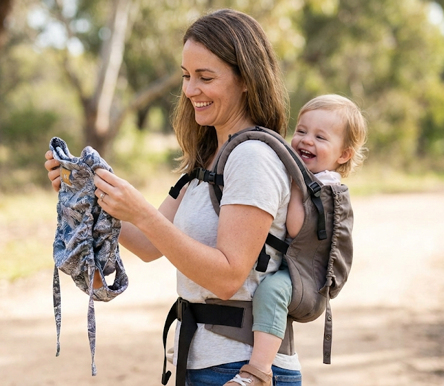 Mistä tiedät, että lapsesi on kasvanut ulos kantovälineestä?