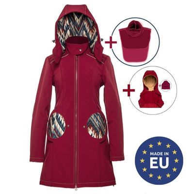 Liliputi Love - 4in1 Mama Coat Burgundy