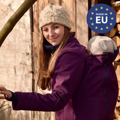 Liliputi Love - 4in1 Mama Coat Orchid